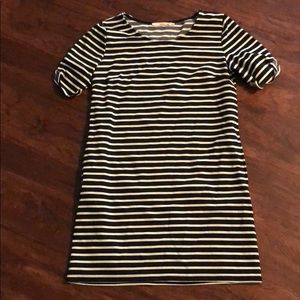 Striped shift dress